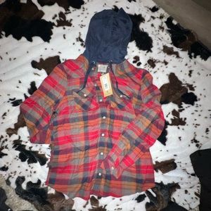 Hooded flannel